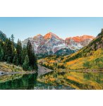 PUZZLE MONTAGNE COLORADO : MAROON BELLS 2000 PIECES - COLLECTION PAYSAGE ETATS-UNIS - EDUCA - 19279