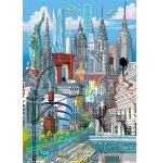 PUZZLE MONUMENTS DE NEW-YORK 1000 PIECES - COLLECTION ETATS-UNIS - EDUCA 19265