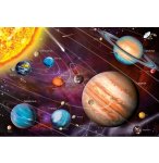 PUZZLE NEON LE SYSTEME SOLAIRE / LES PLANETES 1000 PIECES - COLLECTION FLUORESCENT - EDUCA - 14461