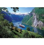 PUZZLE NORVEGE : FJORD NORVEGIEN 1000 PIECES - COLLECTION PAYSAGE - RAVENSBURGER 158041