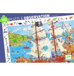 PUZZLE OBSERVATION LES PIRATES 100 PIECES - DJECO - DJ07506