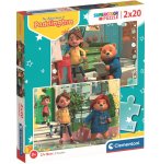 PUZZLE OURS PADDINGTON : A LA MAISON / EN PROMENADE 2 X 20 PIECES - CLEMENTONI - 24788