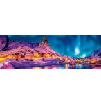 PUZZLE PANORAMA ISLANDE ILES LOFOTEN VUE DE LA NUIT 1000 PIECES - COLLECTION PAYSAGE ET MONTAGNE - CLEMENTONI - 39747