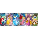 PUZZLE PANORAMA LES PRINCESSES 1000 PIECES - COLLECTION PANORAMA DISNEY - CLEMENTONI - 39444