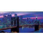 PUZZLE PONT DE BROOKLYN ET LE COUCHE DE SOLEIL A NEW-YORK 13200 PIECES - COLLECTION GEANT - CLEMENTONI 38009