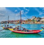 PUZZLE PORT DE RABELOS : BATEAUX TRADITIONNELS DE PORTO  1000 PIECES - COLLECTION VILLE DU PORTUGAL - EDUCA - 17196