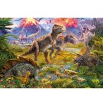 PUZZLE RENCONTRE ENTRE DINOSAURE 500 PIECES - EDUCA COLLECTION ANIMAUX PREHISTORIQUES - 15969