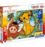 PUZZLE ROI LION : SIMBA PUMBAA ET TIMON - 104 PIECES - COLLECTION DISNEY - CLEMENTONI - 27287