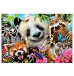 PUZZLE SELFIE D'ANIMAUX AMUSANTS 300 PIECES - PHOTO FUN & HUMOUR - EDUCA - 18610