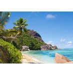 PUZZLE SEYCHELLES COIN PARADISIAQUE / PLAGE TROPICALE 3000 PIECES - COLLECTION PLAGE