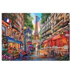 PUZZLE SOIREE ROMANTIQUE A PARIS, FRANCE 1000 PIECES - PEINTURE, ART, TABLEAU - EDUCA - 19019