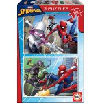 PUZZLE SPIDER-MAN ET LE BOUFFON VERT - 2 X 48 PIECES - COLLECTION SUPER HEROS SPIDERMAN - EDUCA - 18099