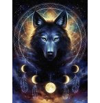 PUZZLE STAR LINE : LA LEGENDE DU LOUP NOIR - COLLECTION NEON - RAVENSBURGER - 13970