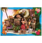 PUZZLE VAIANA 2 DISNEY : L'HEROINE ET SES AMIS DU BOUT DU MONDE 104 PIECES - SUPERCOLOR - CLEMENTONI - 25786