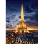 PUZZLE VUE SUR PARIS ET TOUR EIFFEL ILLUMINEE 1000 PIECES - COLLECTION PAYS - CLEMENTONI - 39703