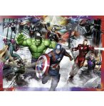 PUZZLE XXL AVENGERS : HULK IRON MAN CAPTAIN AMERICA CYBORG - 100 PIECES - DC - SUPER HEROS - RAVENSBURGER - 107711
