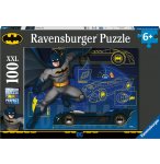 PUZZLE XXL BATMAN ET SA BATMOBILE - 100 PIECES - RAVENSBURGER - 132621