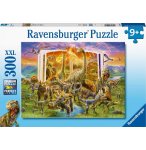 PUZZLE XXL L'ENCYCLOPEDIE DES DINOSAURES 300 PIECES - COLLECTION DINO ET MONDE PREHISTORIQUE - RAVENSBURGER - 129058