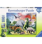 PUZZLE XXL LE MONDE DES DINOSAURES 100 PIECES - RAVENSBURGER - 10957