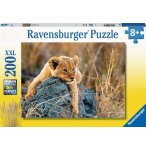 PUZZLE XXL LE PETIT LIONCEAU DANS LA SAVANE - 200 PIECES - RAVENSBURGER - 129461