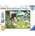 PUZZLE XXL POKEMON A DANS LA PRAIRIE : PIKACHU BAGON ET PANCHAM 300 PIECES - RAVENSBURGER - 13245