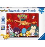 PUZZLE XXL POKEMON : PIKACHU MEWTWO DRACAUFEU CARAPUCE BULBIZARRE - 100 PIECES - RAVENSBURGER - 10934