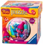 PUZZLEBALL 3D TROLLS POPPY SMIDGE BIGGIE ET LEURS AMIS - 54 PIECES - PUZZLE RAVENSBURGER - 119196