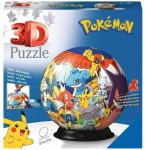 PUZZLEBALL POKEMON : PIKACHU ET DRACAUFEU 72 PIECES - 3D- PUZZLE RAVENSBURGER - 117857