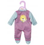 PYJAMA LION  A RAYURES ROSE DOLLY MOSA - HABIT POUPEE 30-36 CM - ZAPF CREATION (ZA35)