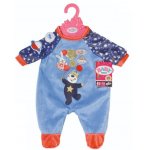 PYJAMA OURS BLEU BABY BORN - HABIT ROSE POUPEE 39-46 CM - VETEMENT - ZAPF CREATION (ZA72)