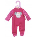 PYJAMA ROSE AVEC DES PETITES ETOILES ET UN ELEPHANT DOLLY MOSA - HABIT POUPEE 30-36 CM - ZAPF CREATION (ZA34******ancienne annonce nouvelle taille*****)