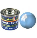 REVELL - BLEU TRANSPARENT - N752 - PEINTURE POUR MAQUETTE 