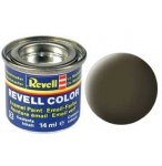 REVELL - VERT NOIR MAT - N40 - PEINTURE POUR MAQUETTE