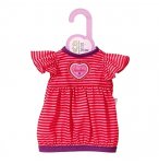 ROBE A RAYURES ROSE ET ROUGE DOLLY MOSA - HABIT POUPEE 30-36 CM - ZAPF CREATION ZA11