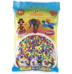 SACHET DE 3000 PERLES A REPASSER HAMA MIDI COULEURS ASSORTIES PASTEL - LOISIRS CREATIFS - 201-50