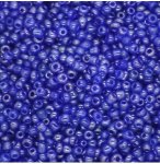 SACHET DE 500G DE PERLES DE ROCAILLES BLEUE TRANSPARENT - 025