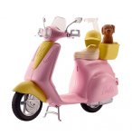 SCOOTER ROSE BARBIE ET PETIT CHIEN - MATTEL - FRP56 - MOTO, ACCESSOIRES