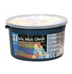 SEAU DE 37 CRAIES DE TROTTOIR COULEURS ASSORTIES - JEU CREATIF EXTERIEUR******************
