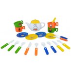 SERVICE A LAPIN MIFFY 21 PIECES PLASTIQUE - DINETTE VAISSELLE - JEU D'IMITATION ENFANT