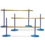 SET 3 HAIES D'ENTRAINEMENT & LIMBO - SAUT DE HAIES - BS TOYS - GA387 - JEU SPORT PLEIN AIR