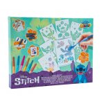 SET CREATIF STITCH STYLOS PULVERISATEURS - POCHOIRS, FEUTRES AEROGRAPHE, SPRAY - COLORIAGE DISNEY