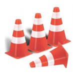 SET DE 4 CONES DE SIGNALISATION - SPORT - JOUET PLEIN AIR
