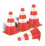 SET DE 4 CONES DE SIGNALISATION - SPORT - JOUET PLEIN AIR