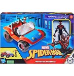 SPIDERMAN : VOITURE SPIDER-MOBILE + MILES MORALES - FIGURINE ARTICULEE - VEHICULE - SPIDER-MAN - HASBRO - F56220