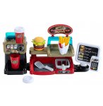 STAND BOUTIQUE BURGER SHOP - RESTAURANT FAST FOOD - JEU D'IMITATION CUISINE - KLEIN - 7307