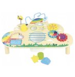 TABLE D'EVEIL ARC-EN-CIEL EN BOIS 8 ACTIVITES - VILAC - 2459 - JOUETS BEBE