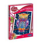 TABLEAU A DIAMANTER HIBOU - BRODERIE DIAMANT - SENTOSPHERE - ART & CREATION - 3256