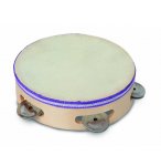 TAMBOURIN EN BOIS 18 CM - BONTEMPI - JOUET INSTRUMENT DE MUSIQUE