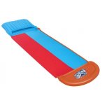 TAPIS DE GLISSE A EAU DOUBLE PISTES TSUNAMI 4,88 M - BESTWAY - 52478 - VENTRIGLISSE, TOBOGGAN AQUATIQUE