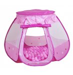 TENTE CABANE A BALLES ROSE BELLA + 100 BALLES - KNORRTOYS - 55325